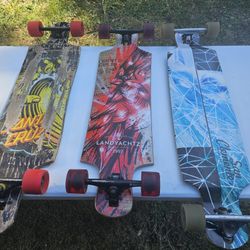 3 Longboards