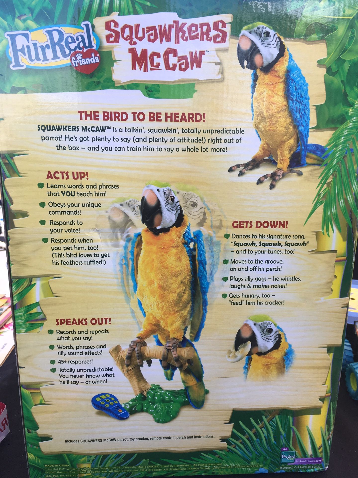 Furreal friends squawkers mccaw cheap parrot