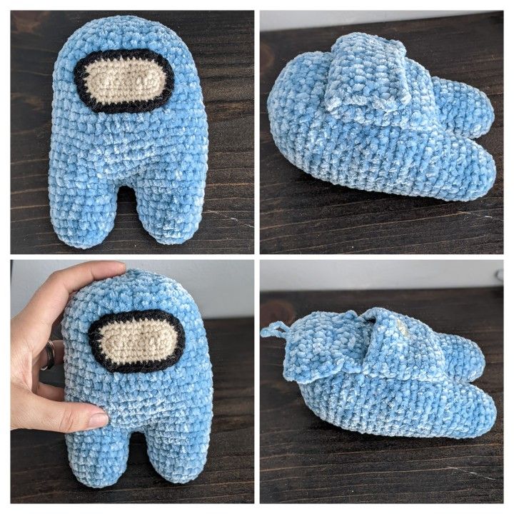 Amigurumi Among Us Character With Working Backpack