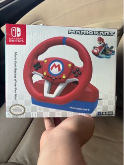 Nintendo Switch Mariokart Steering Wheel and Pedals