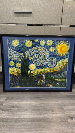 Starry Night Framed Wall Art