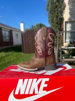 Cowboy western wear kids boots size 8c