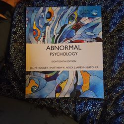 Abnormal Psychology 18th EDITION Global Edition BRAND NEW UNUSED