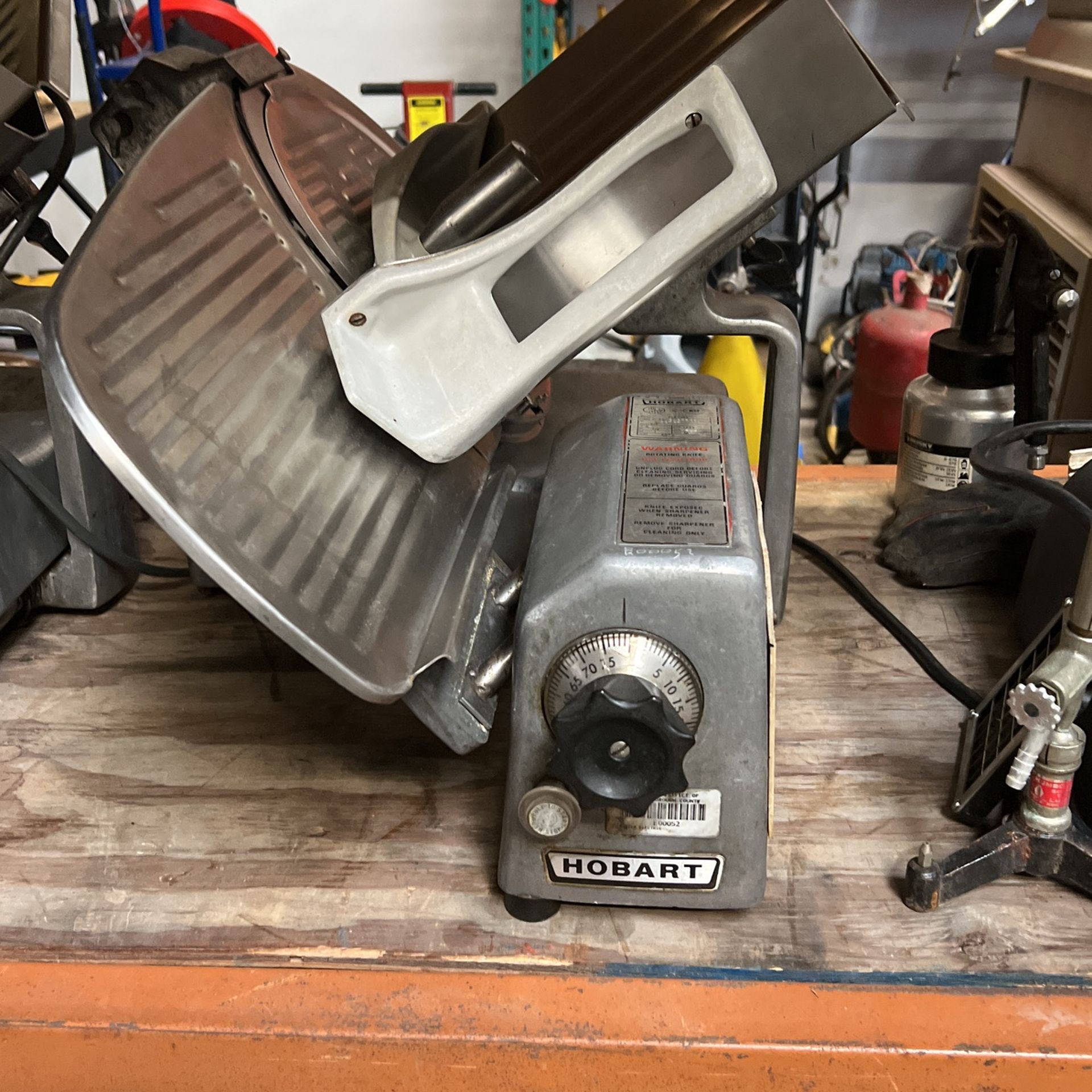 Hobart Meat Slicer Model 512TMS with built in sharpener