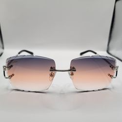 Cartier Glasses Rimless(Bluish-purple)