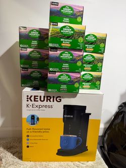 Keurig K-Express Coffee Maker with K-Cups Bundle