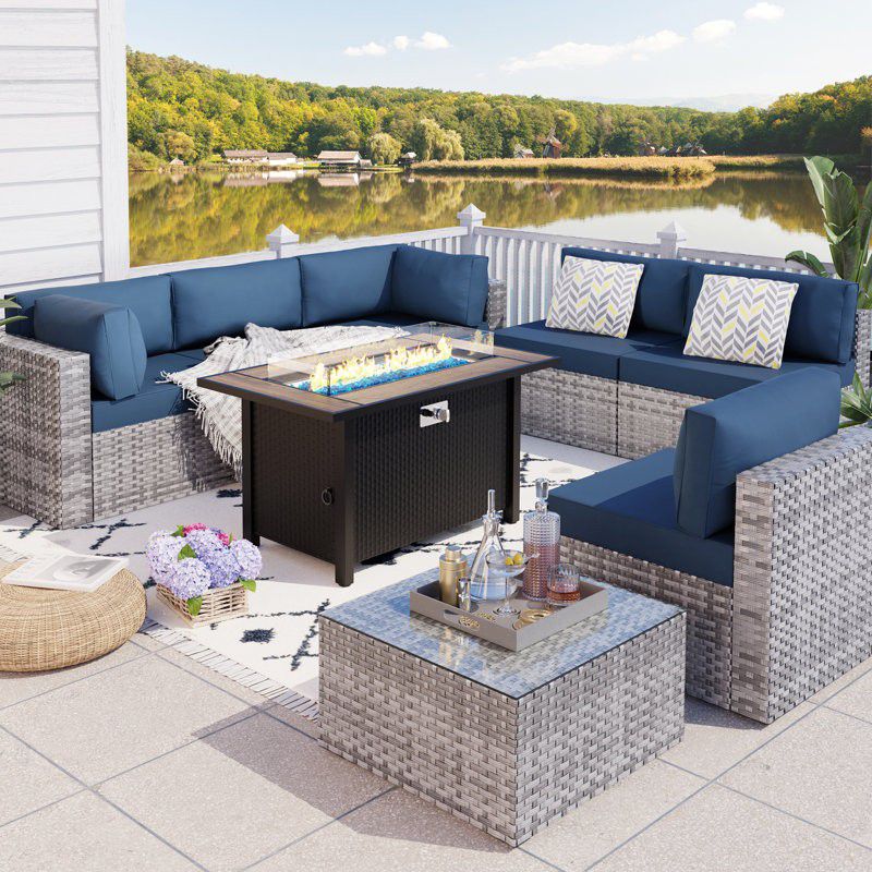 Six Person Outdoor Furniture Without The Firepit 