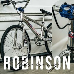 Vintage 1997 Robinson Junior BMX Race Bike