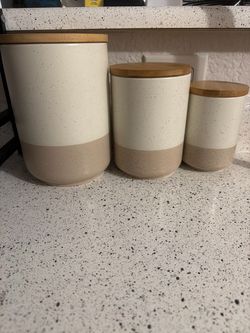 Set of 3 Ceramic Canisters Suggestion