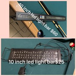 2 Led Light Bar For 40 Gallon Tank And 10 Gallon Tank