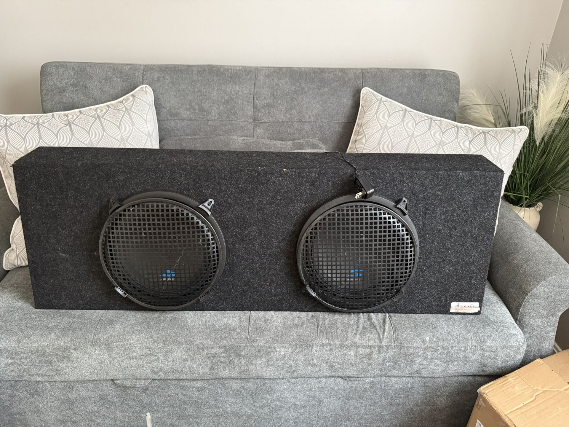 2 Alpine S-W12D4 12" Car Subwoofe