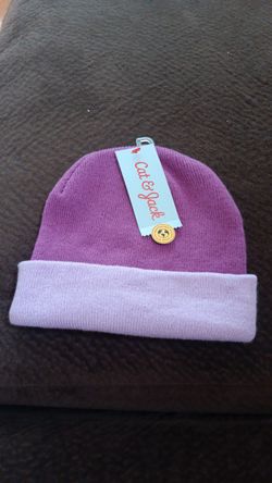 Cat & Jack Purple Beanie