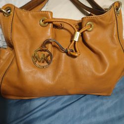 Mk Authentic Leather Purse, Gently Used
