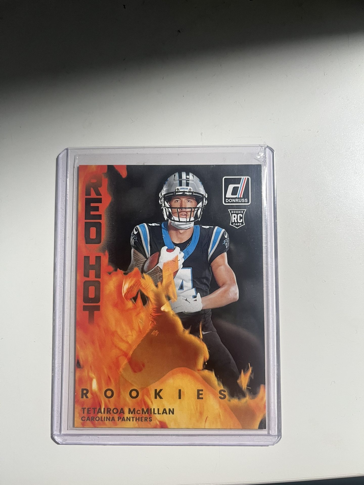 2025 Panini Donruss Football Tetairoa McMillan Red Hot Rookies