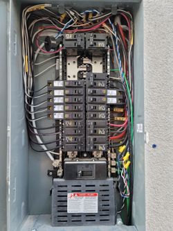 Receptacle, Switches, Lighting, Fans, Panels, Chandelier, EV Charger, Attic Fan, GFI, Breakers, Plugs, Bathroom Fans, Sconces, Vanity lit mirrors, E