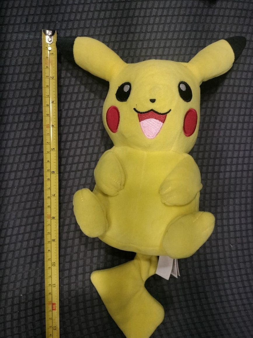 9" Tall Pikachu Plush Toy - By Jazwares.