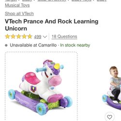 VTech Prance And Rock Learning Unicorn 