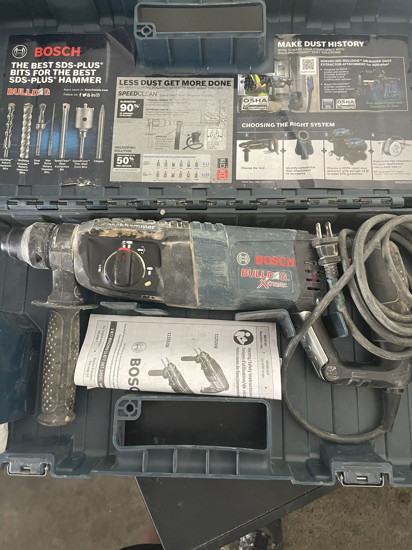 Bosch Hammer drill and case