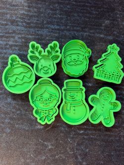 Christmas Cookie Cutter Set of 7