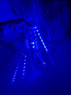 Blue LED Meteor Shower Rain Lights