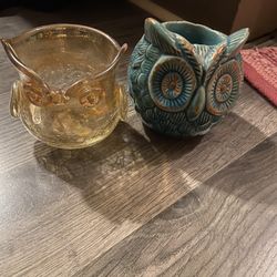 Owl Candle Holders