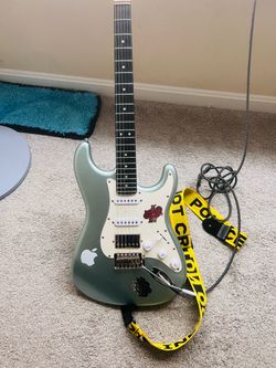 Electric Guitar , with & Strap, cable