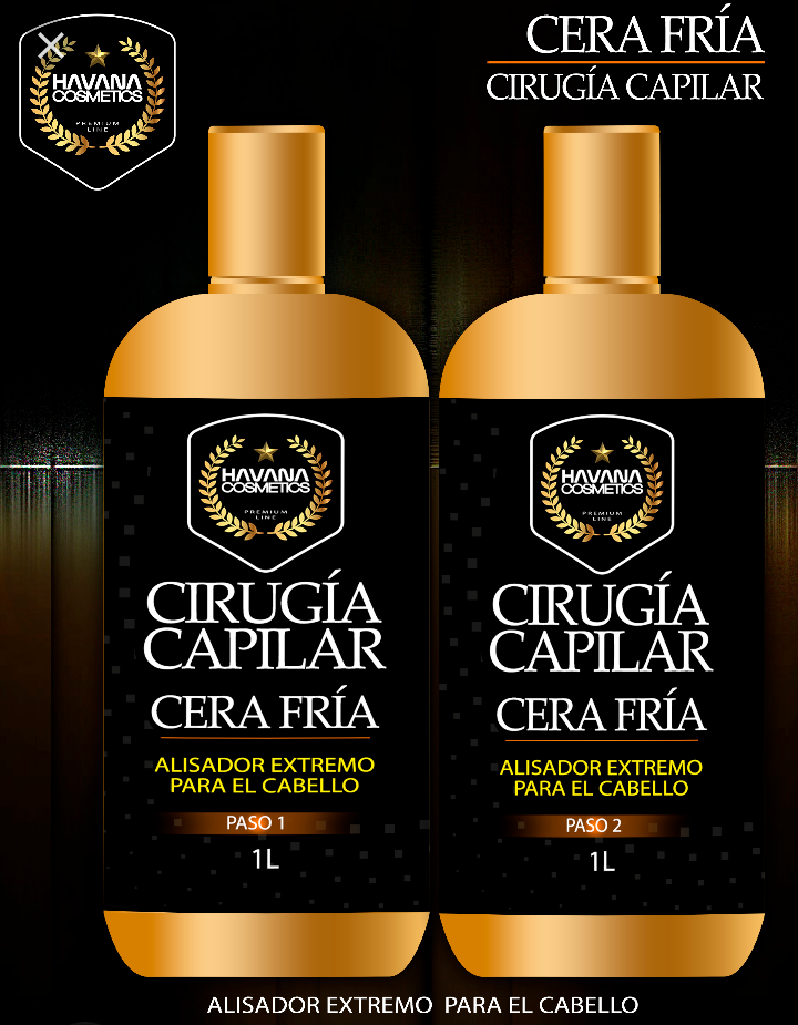 Cirugia capilar .. cera fria marca havana cosmetics