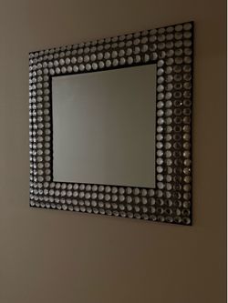 Iron Framed “Sparkle” Mirror