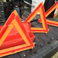 Emergency highway reflectors.