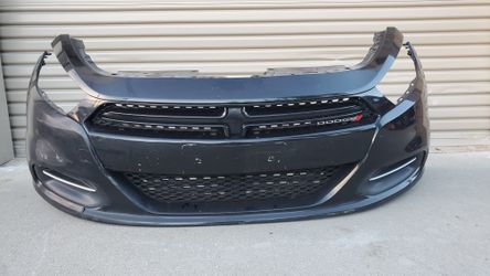2016 2015 2014 2013 Dodge Dart Front Bumper Cover COMPLETE Black CHEAP ONLY $140