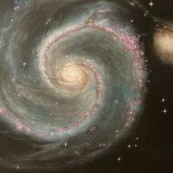Original Oil Painting Of The Cosmos