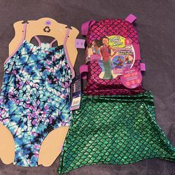 Brandnew Swimsuit And Mermaid Dress Up! 