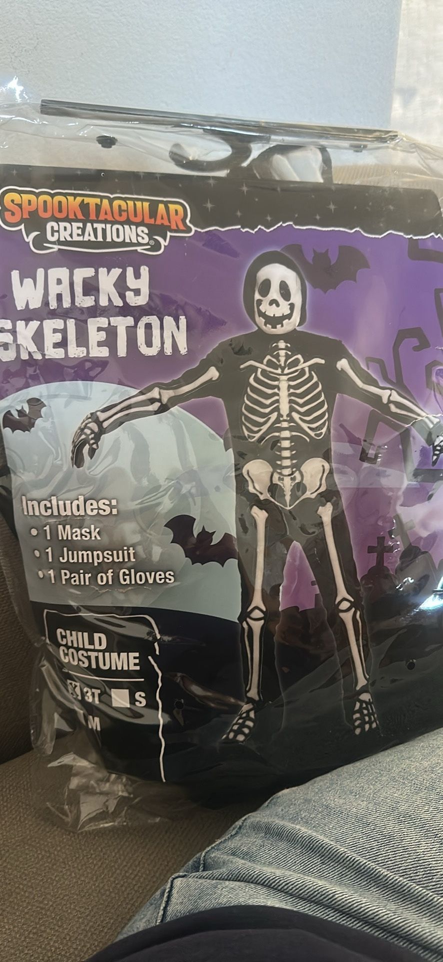 Skeleton Costume 3T