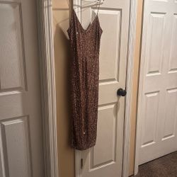Rose Gold Sparkle Dress