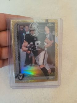 Jack Bech Topps Chrome RC Gold /50 Raiders