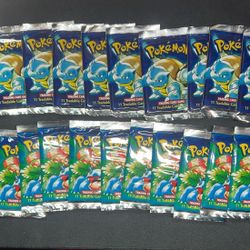 1st Edition Pokemon Booster Packs 1996