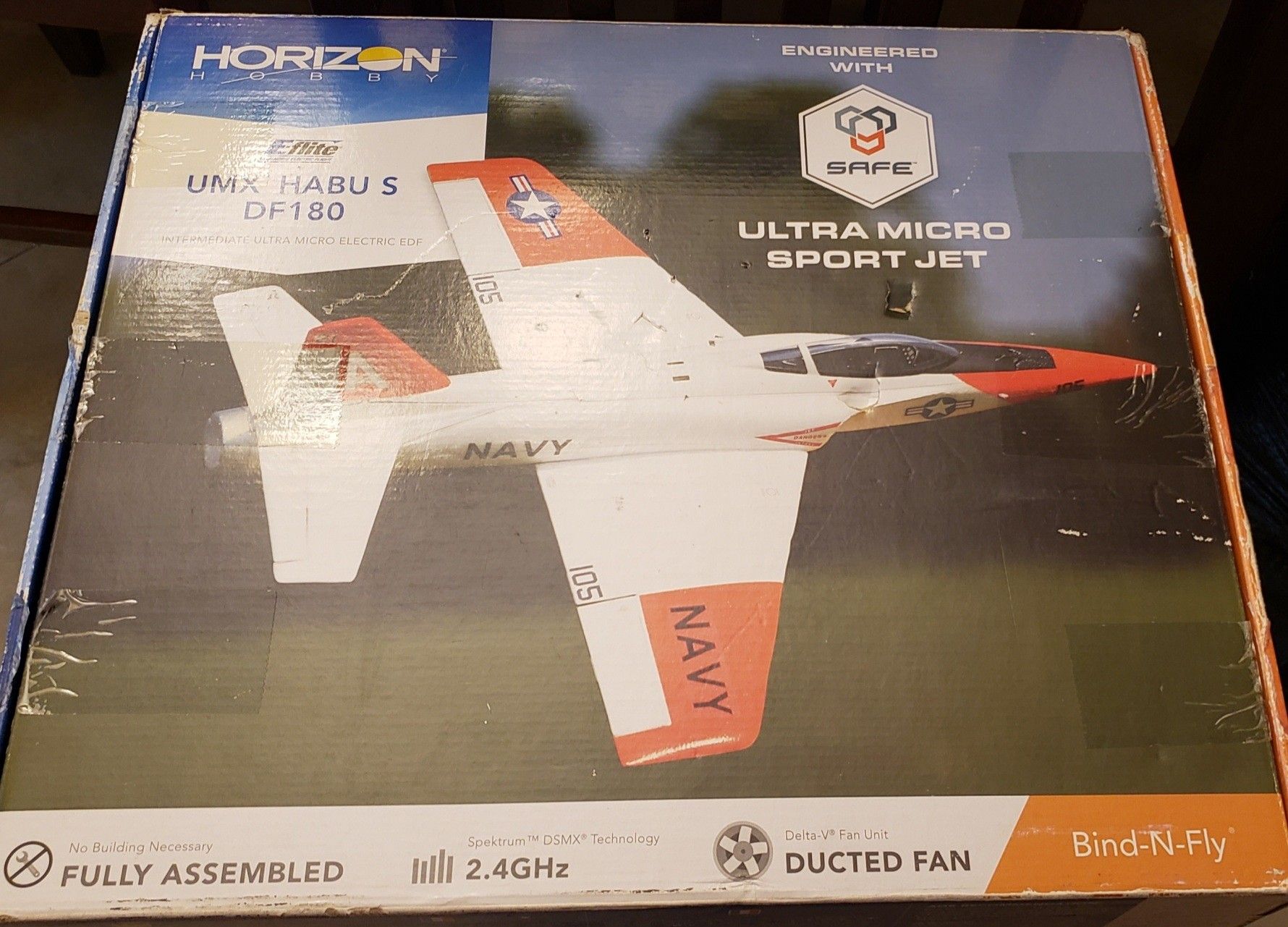 Eflite UMX Habu S 180 28mm EDF Jet BNF with SAFE Item No.EFLU4380