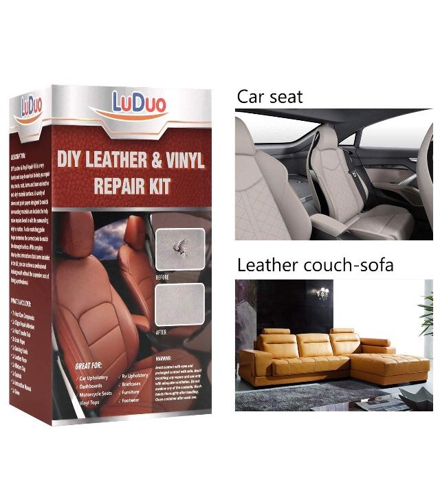 Leather Repair and Vinyl Restoration Kit For Couch Car Seats Professional DIY