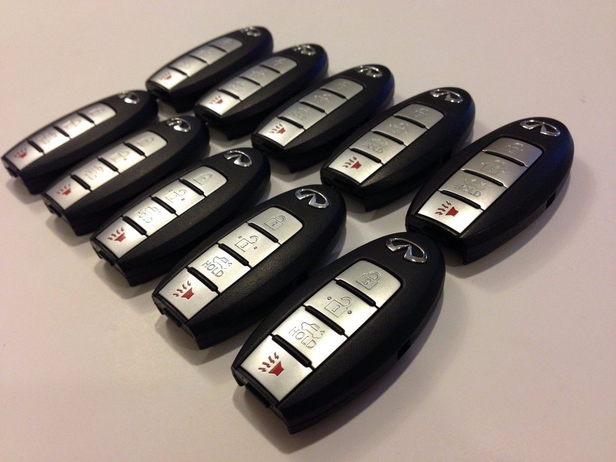 Nissan Infiniti Smart Key Fob Control Remote All Keys Lost Add Key Duplicate Copy Llave