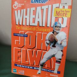 John Elway Wheaties Collectible 