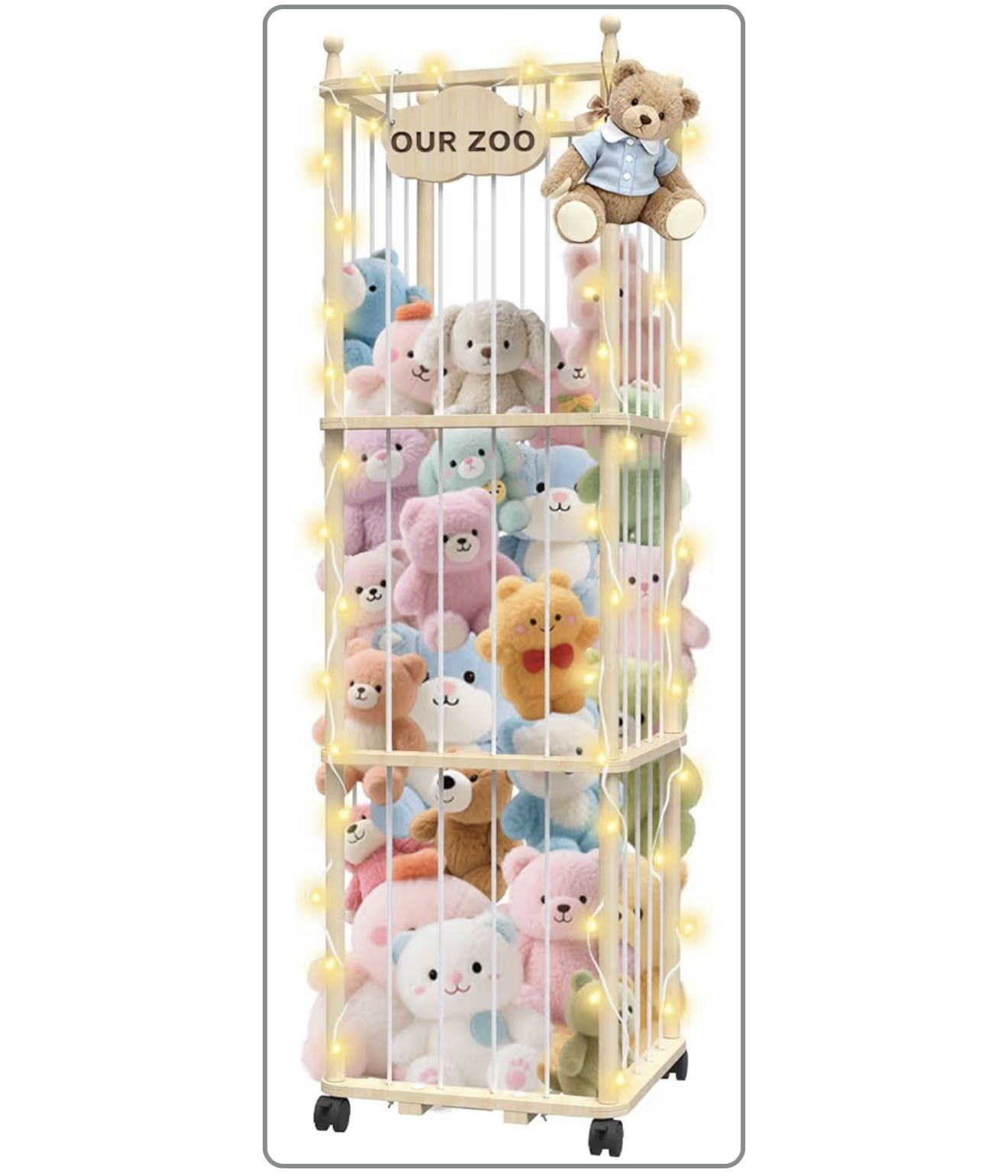 Animal Holder with Brake Wheels (New)