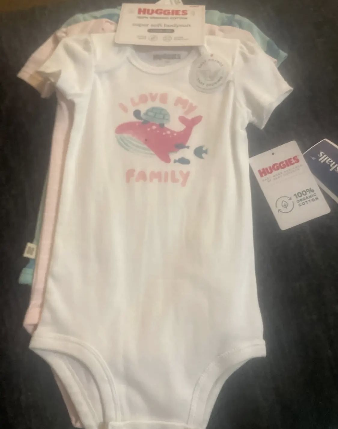 3 Pack Of 9 Month Girl Onesies