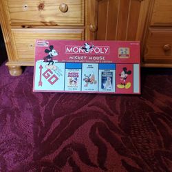 Mickey Mouse Monopoly Game Super Condition