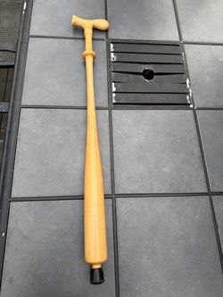 Baseball Wooden Bat Cane
