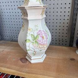 Vintage Royal Dalton Glass Jar