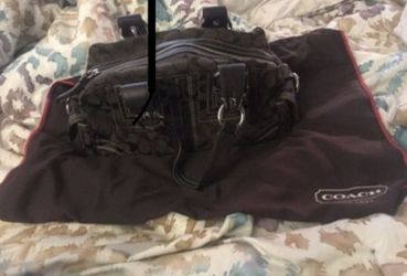 Coach Bag Chocolate Color Authentic