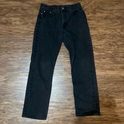 Men’s regular black denim jeans 29x30