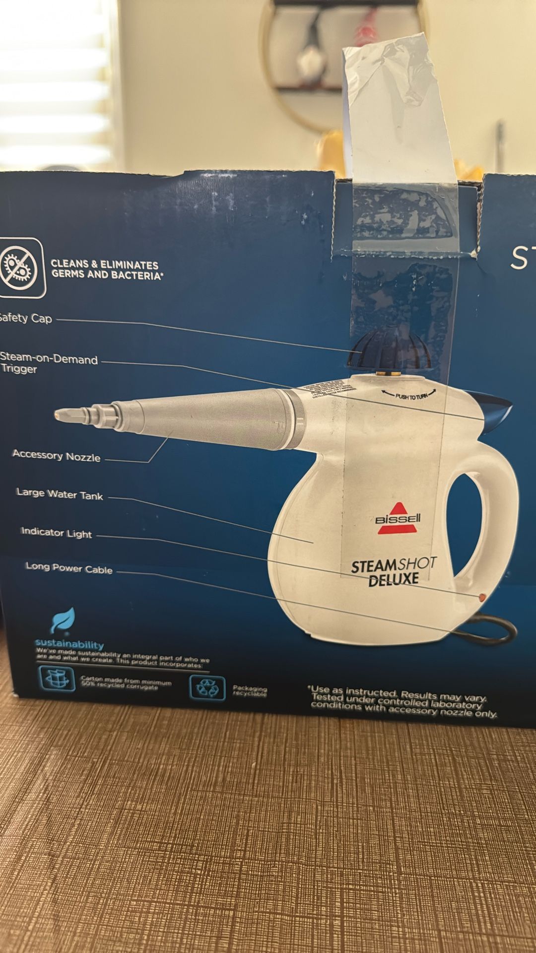 Bissell Steam Shot Deluxe Handheld Stream Cleaner