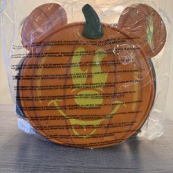 Loungefly Mickey Mouse Glow-In-The-Dark Pumpkin Crossbody Bag