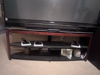 Beautiful Wood and glass TV Stand